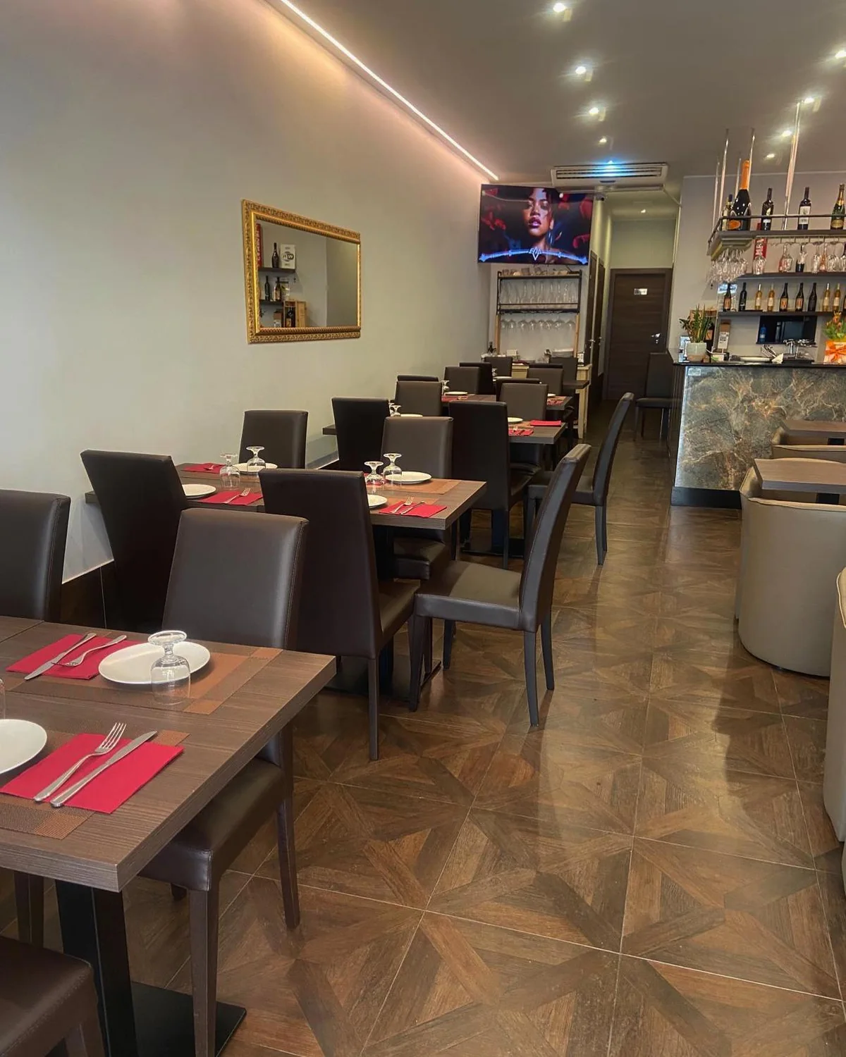 La sala di Da Maria oggi