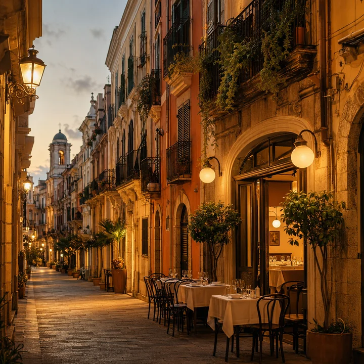 Via Baylle nel quartiere Marina